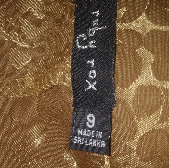 Ruby Rox 9 Gold Fancy Rose Engraved Jacket - Picture 4 of 4